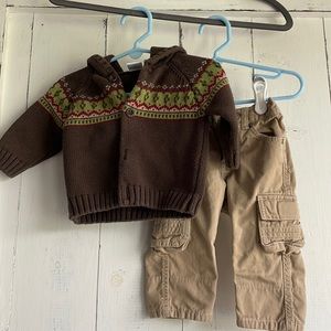 Gymboree Sweater and Khaki Pants